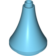 Lego Duplo Building Roof Spire 3 x 3 x 3 / Medium Azure