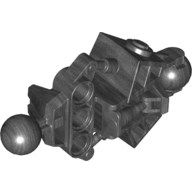 Lego Large Figure Skeletal, Limb, with 2 Ball Joints, and 3 Holes (Vahki) / Pearl Dark Gray