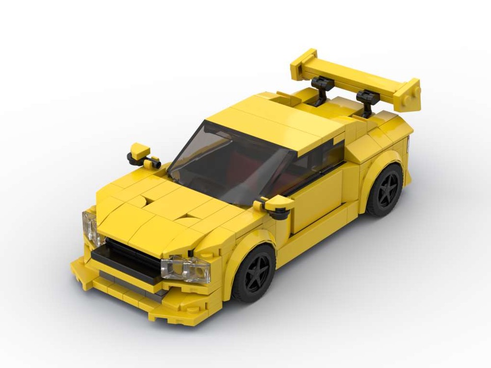 Lego Mitsy Lancer Evo - Yellow