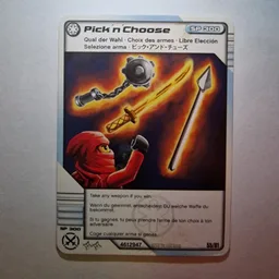 Trading Card, Ninjago Deck #1: 55 - Pick 'n' Choose - International Version / [No Color/Any Color]