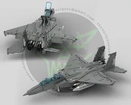 F-15 E | STRIKE EAGLE - 1:34 Scale (v2)