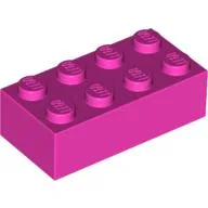 Brick 2 x 4 / Dark Pink