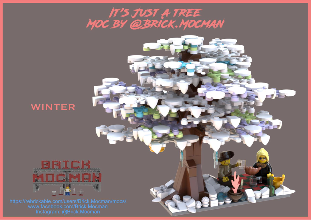 Lego It's Just a Tree! Winter