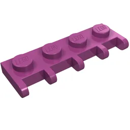 Hinge Vehicle Roof Holder 1 x 4 / Magenta