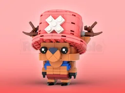 Tony Tony Chopper Brickheadz LEGO MOC - Netflix One Piece