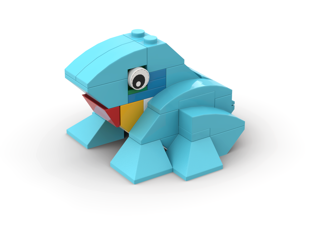 Lego Blue Frog