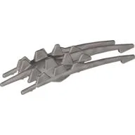 Large Figure Weapon Claw, Barraki Protosteel Tri-Talon / Pearl Light Gray