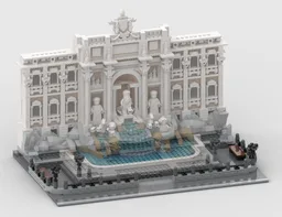 Modular Display for set 21062 - Trevi Fountain
