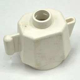 Duplo Teapot / Coffeepot, Round Base / White