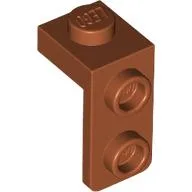 Bracket 1 x 1 - 1 x 2 / Dark Orange