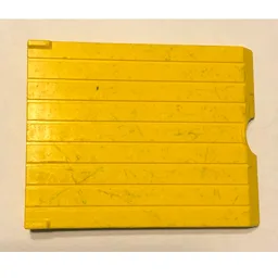 Duplo Door 4 x 6 for Roof Loft with 7 Grooves / Yellow