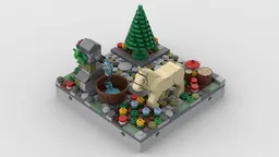 Mini-Medieval-Modulars 54 - "Street Corner with Well"