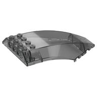 Lego Windscreen 10 x 6 x 2 Curved / Trans-Black