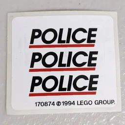 Sticker Sheet for Set 6625-1 / [No Color/Any Color]