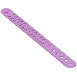 DOTS Bracelet 2 Stud Wide / Medium Lavender