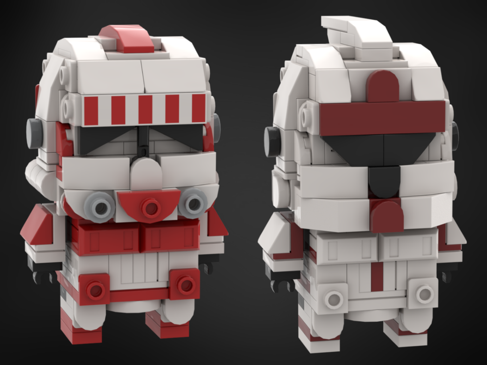 Lego Shock Trooper / Coruscant Guard Brickheadz