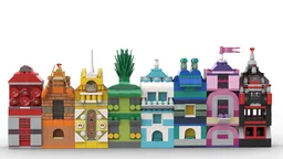 11021 Rainbow houses