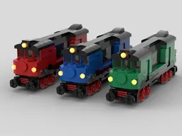 cargo train (colour variants)