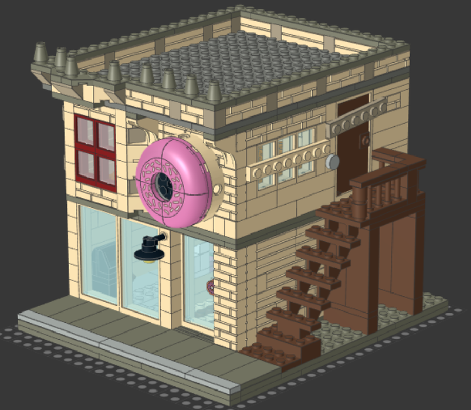 Lego doughnut shop