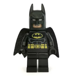 Batman, Black Suit, Black Cape and Cowl, Yellow Batman Logo (39444 Cape)