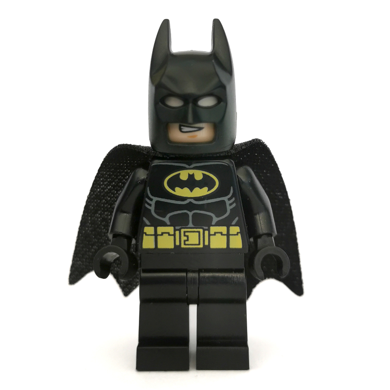Lego Batman, Black Suit, Black Cape and Cowl, Yellow Batman Logo (39444 Cape)