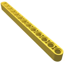 Technic Beam 1 x 13 Thick / Yellow