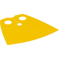 Lego Neckwear Cape, Short [Shiny Satin Fabric] / Yellow