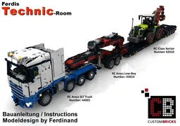 Custom SLT RC Low Boy Trailer