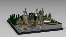 Hogwarts Castle Miniature Model