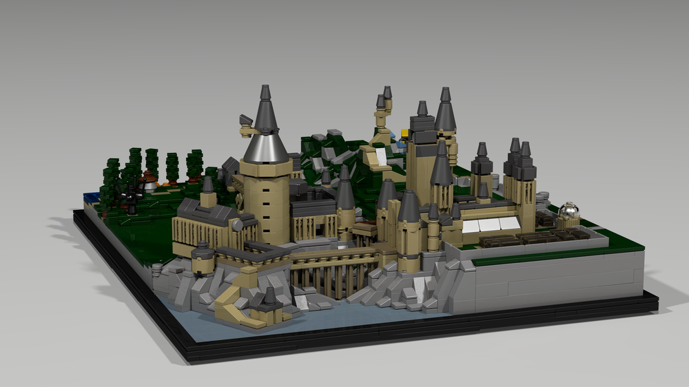 Lego Hogwarts Castle Miniature Model