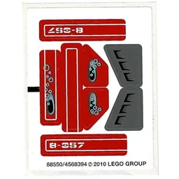 Sticker Sheet for Set 8057-1 / [No Color/Any Color]