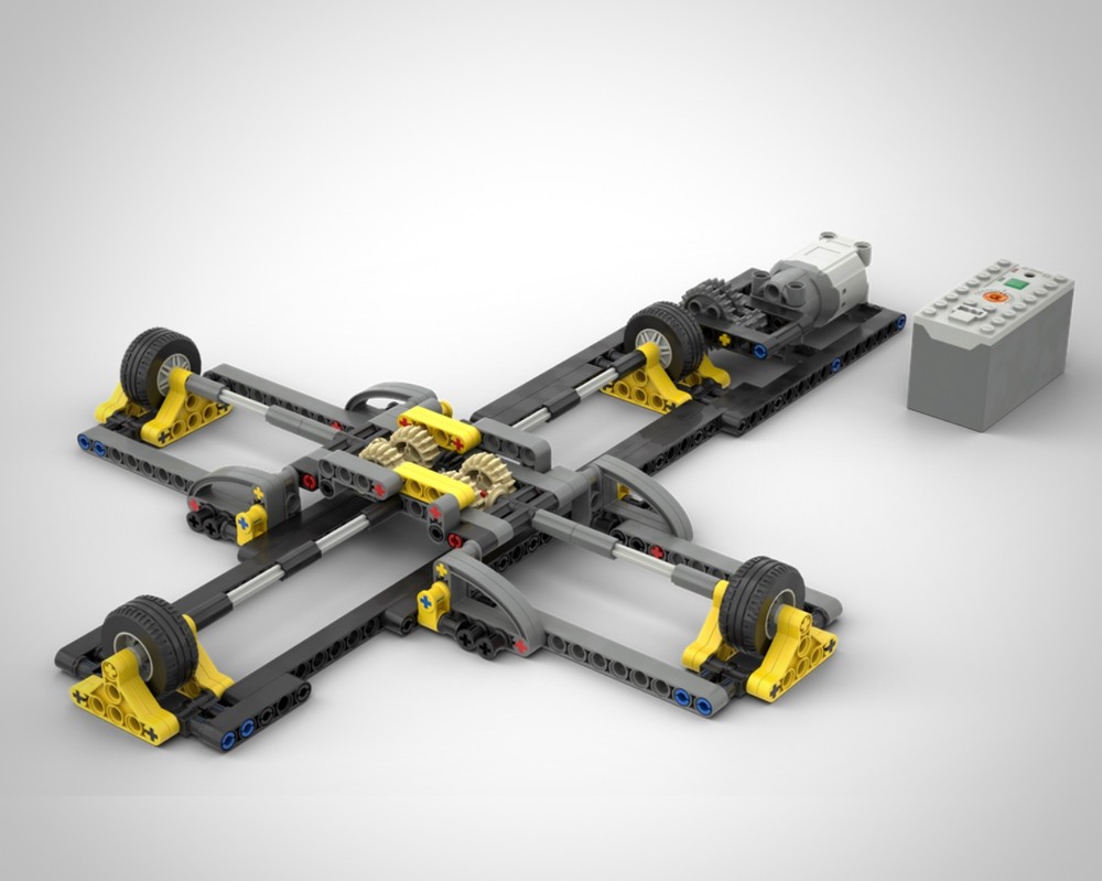 Lego Motorized rotary base for display model