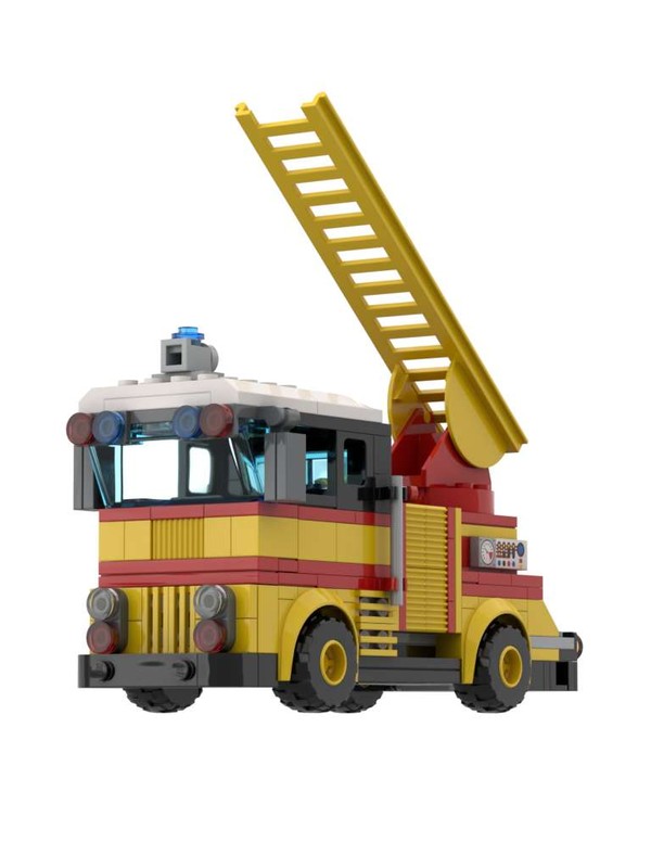 Lego Fire rescue truck with ladder