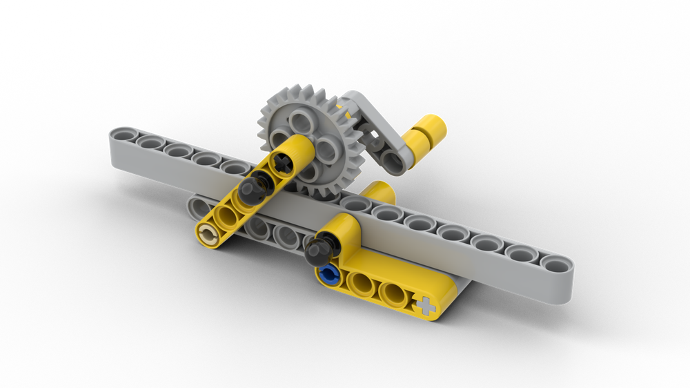 Lego Liftarm Gear Rack Mechanism