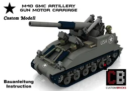 Custom WW2 M40 GMC - Gun Motor Carriage