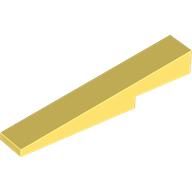 Lego Brick Sloped 1 x 6 x 1 with 1 x 2 x 1/3 Cutout / Bright Light Yellow