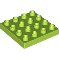Duplo Plate 4 x 4 / Lime
