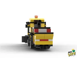 Trackless MT7 sidewalk snowplow
