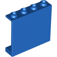 Lego Panel 1 x 4 x 3 [Hollow Studs] / Blue