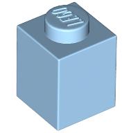 Lego Brick 1 x 1 / Pastel Blue