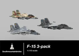 F-15 3-pack [1:110 scale]