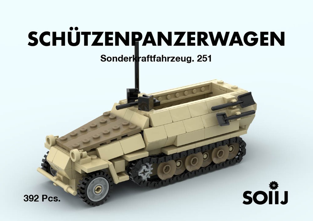 Lego Sd. Kfz. 251 ausf. B - (1942) Libya 1:35