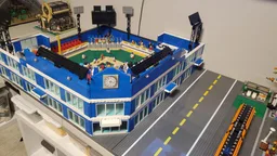 Modular Baseball Stadium - Minifigure Scale