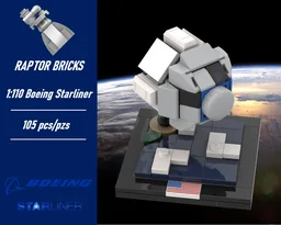 1:110 Scale Boeing Starliner