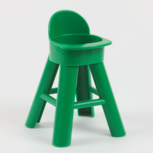 Lego Duplo Doll High Chair / Green