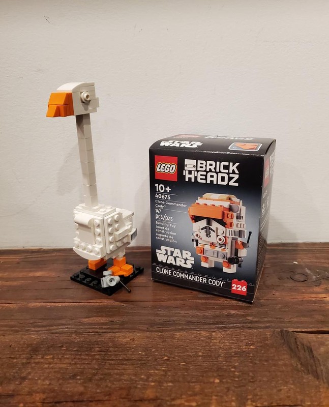 Lego Silly Goose - Alt build - 40675 Commander Cody Brickheadz