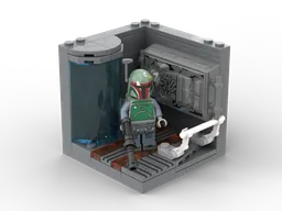 Boba Fet Minifigure Stand