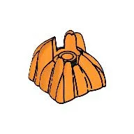 Rock 2 x 2 with Centre Stud / Orange
