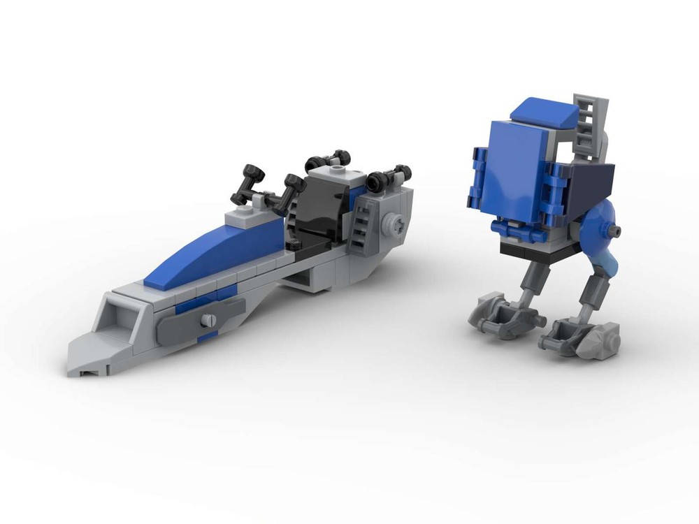 Lego 501st BARC-Speeder and AT-RT