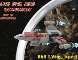 Classic-Style R60 T-Wing Interceptor (with red paint scheme)